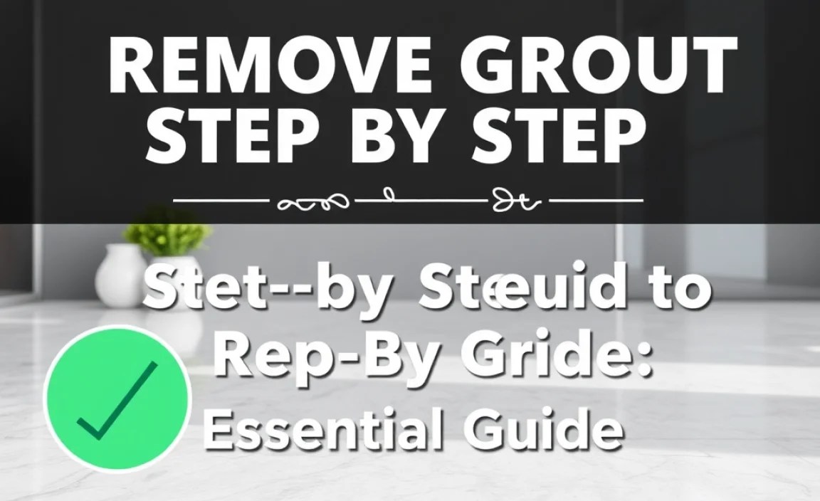 Step-by-Step Guide to Removing Grout