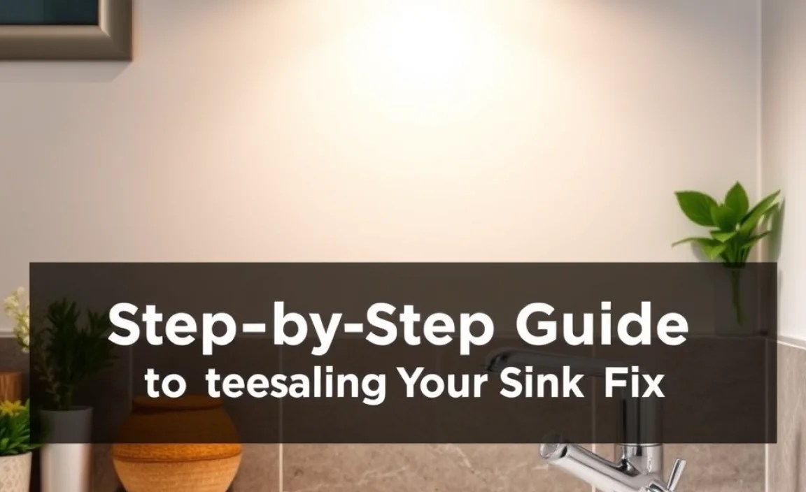 Step-by-Step Guide to Sealing Your Sink