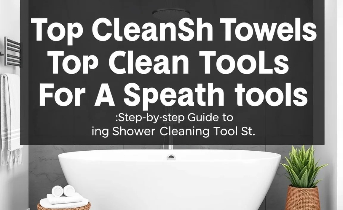 Step-by-Step Guide to Using Shower Cleaning Tools