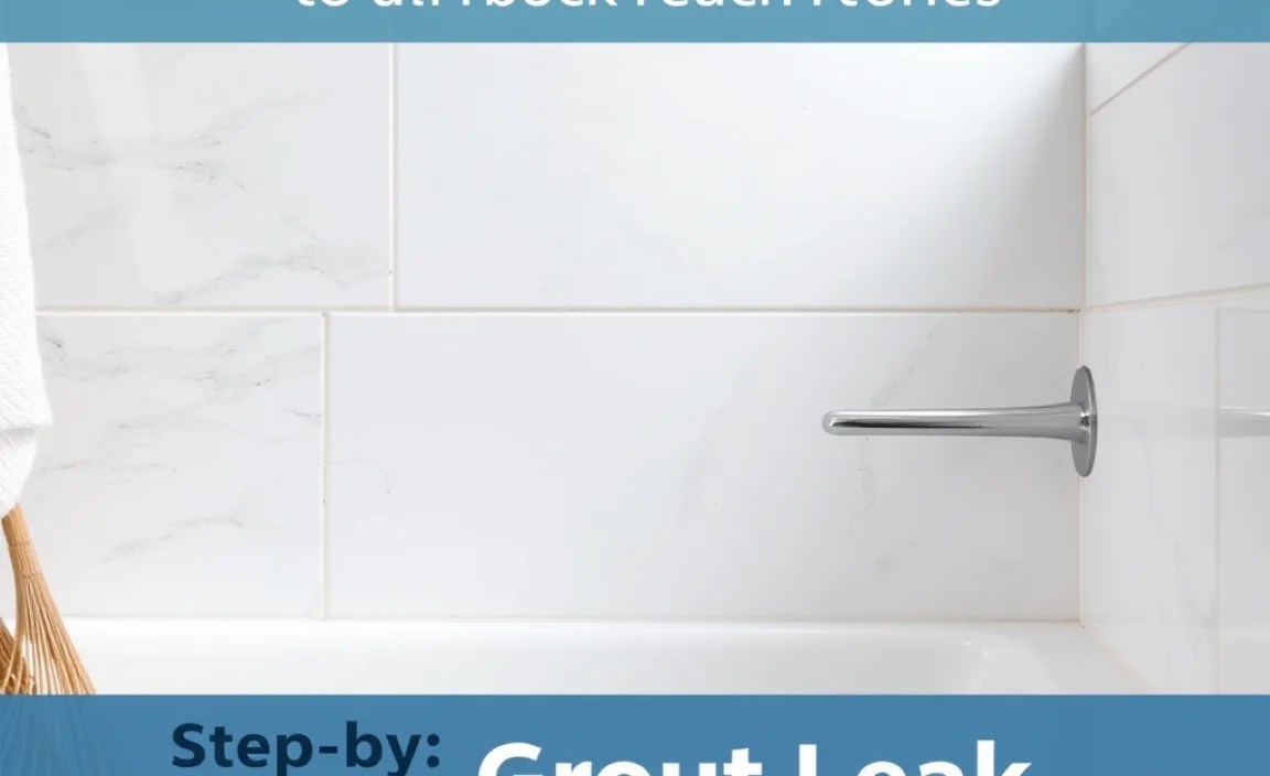 Step-by-Step: How to Install a Grout Leak Fix