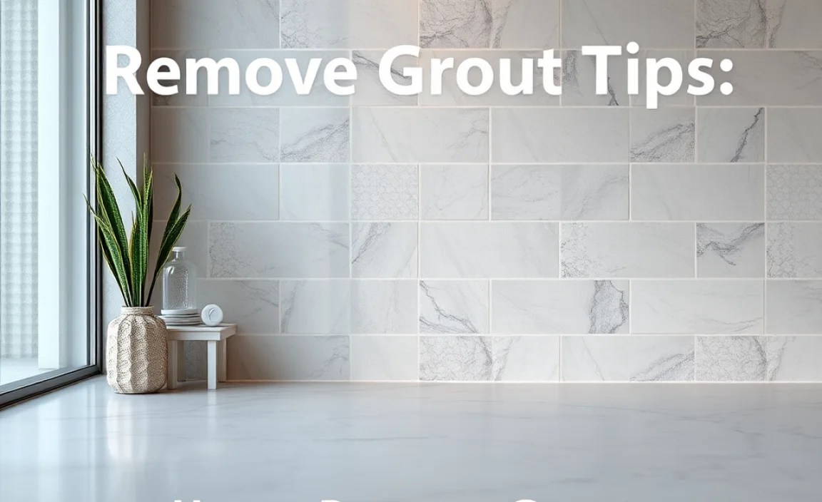 Step-by-Step: How to Remove Grout Effortlessly