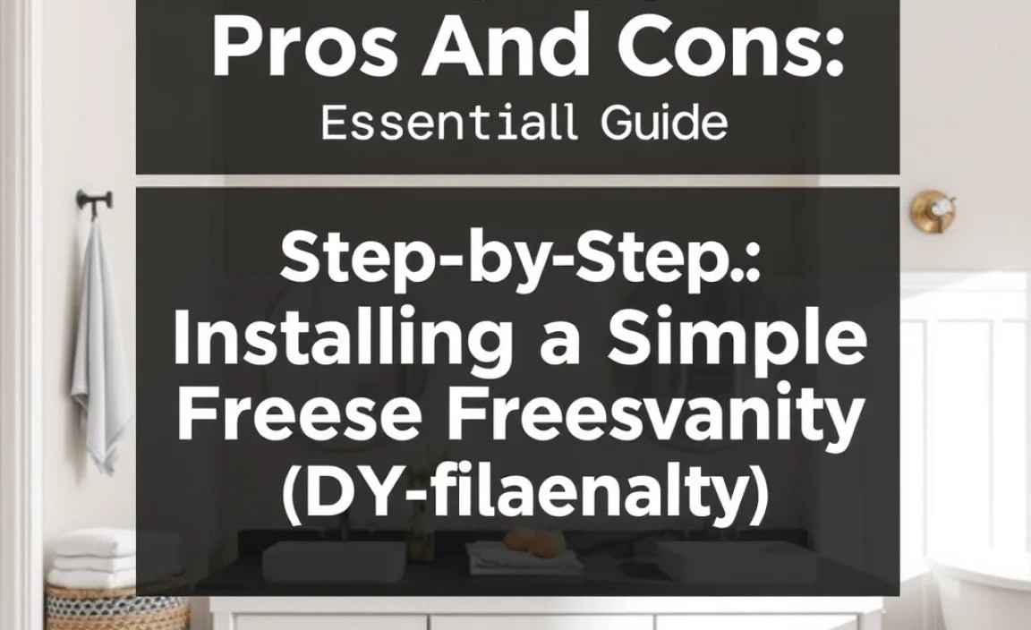 Step-by-Step: Installing a Simple Freestanding Vanity (DIY Friendly!)