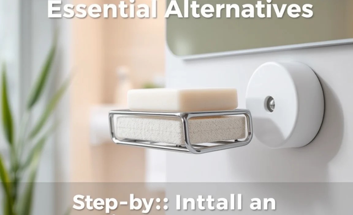 Step-by-Step: Installing an Adhesive Wall-Mounted Soap Holder