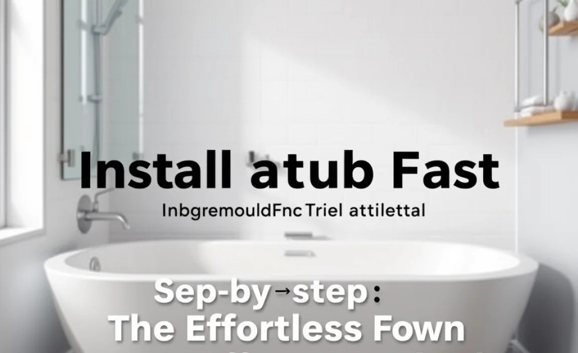 Step-by-Step: The Effortless Bathtub Installation Process