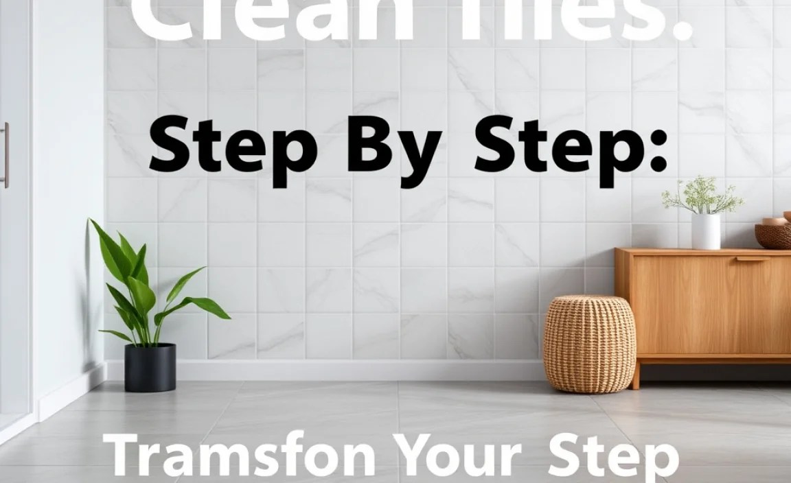 Step-by-Step Tile Cleaning Process