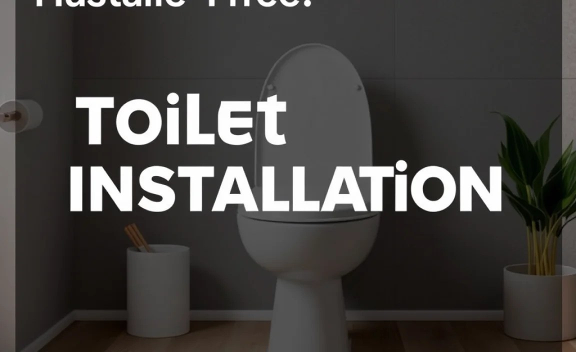 Steps for Installing a Toilet
