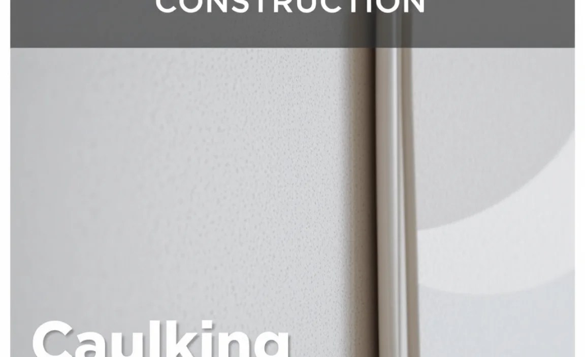 Steps in Applying Caulking