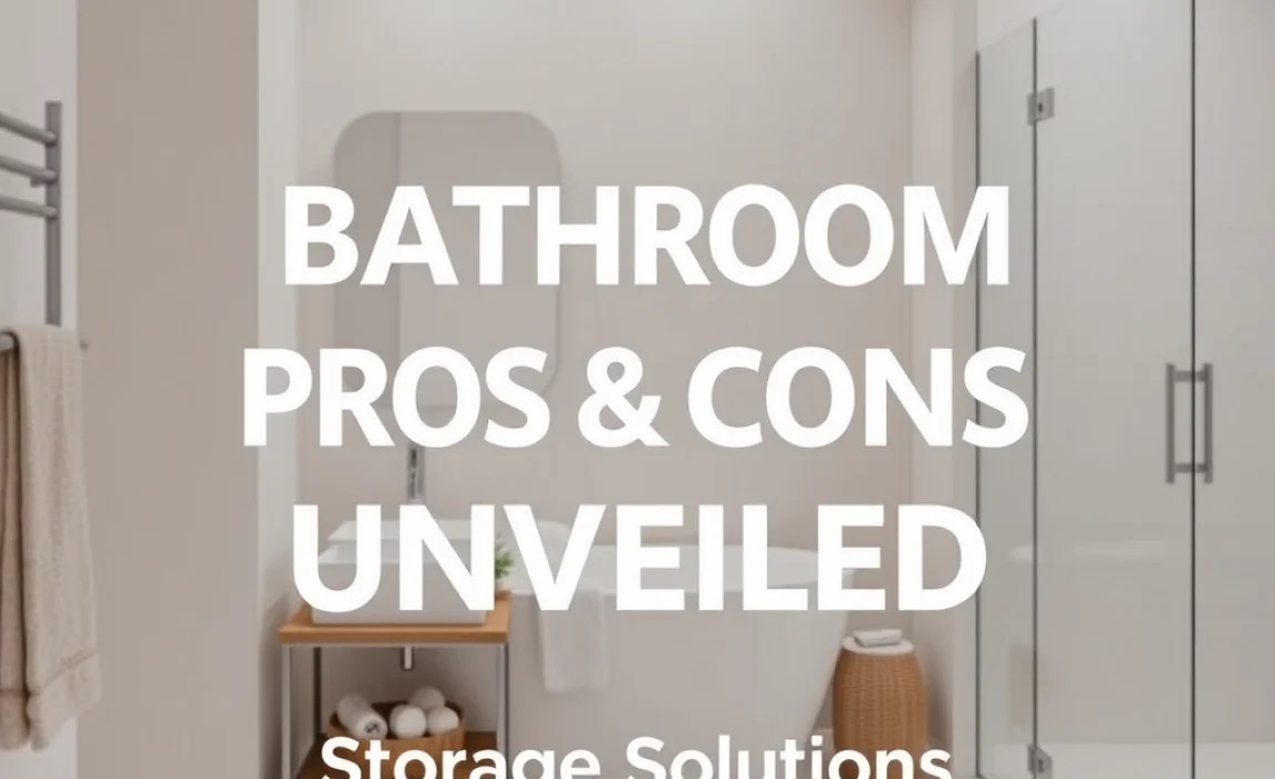 Storage Solutions in Bathrooms