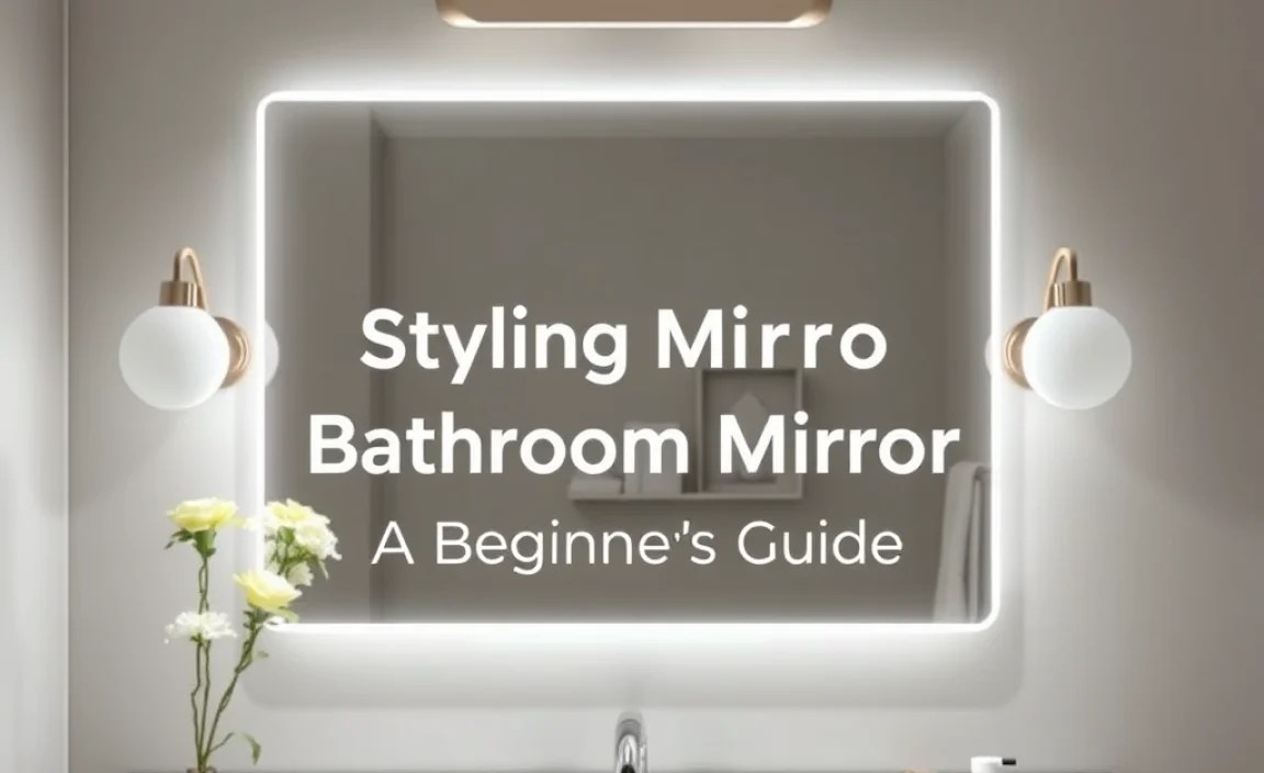 Styling Your Bathroom Mirror: A Beginner&rsquo;s Guide