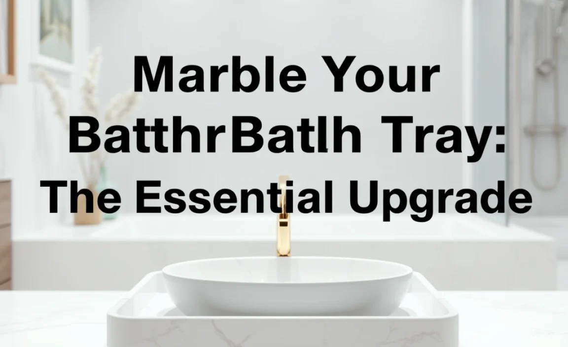 Styling Your Marble Bathroom Tray