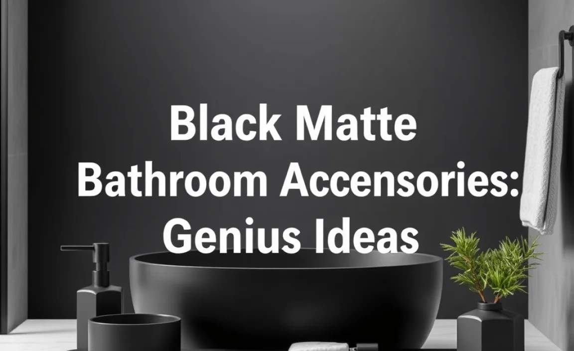 Table: Black Matte Accessory Inspiration Guide