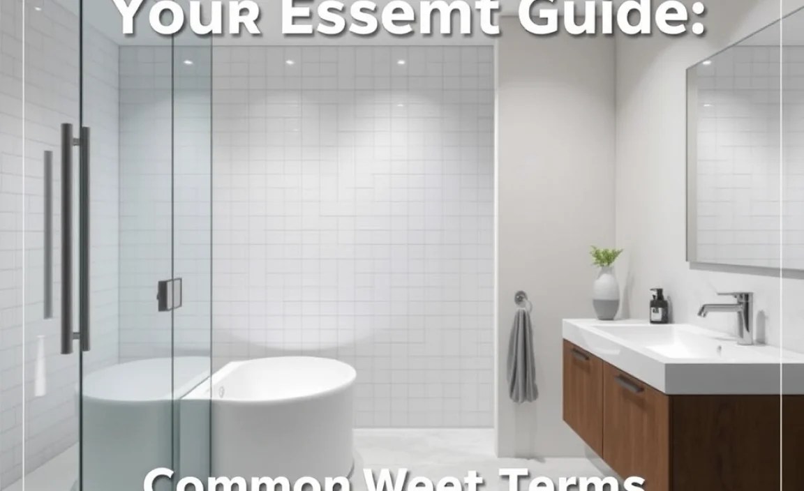 Table: Common Wet Room Terms and Their Meaning