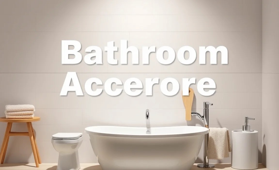 Table: Comparing Plastic Bathroom Accessory Sets