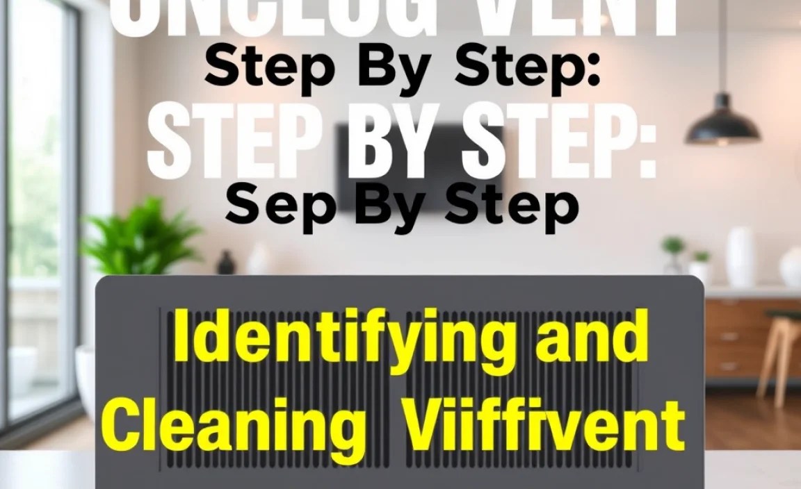 Table: Identifying and Cleaning Different Vent Types