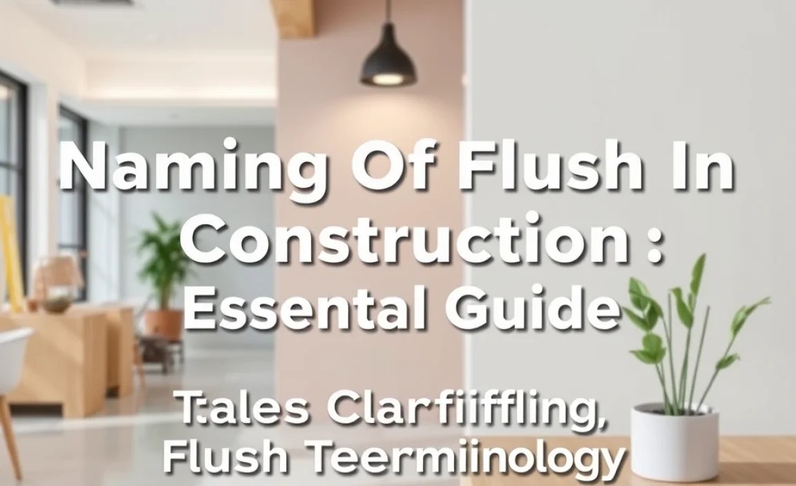 Tables Clarifying Flush Terminology