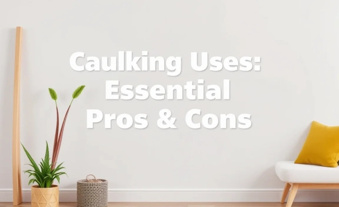 The Cons of Using Caulk