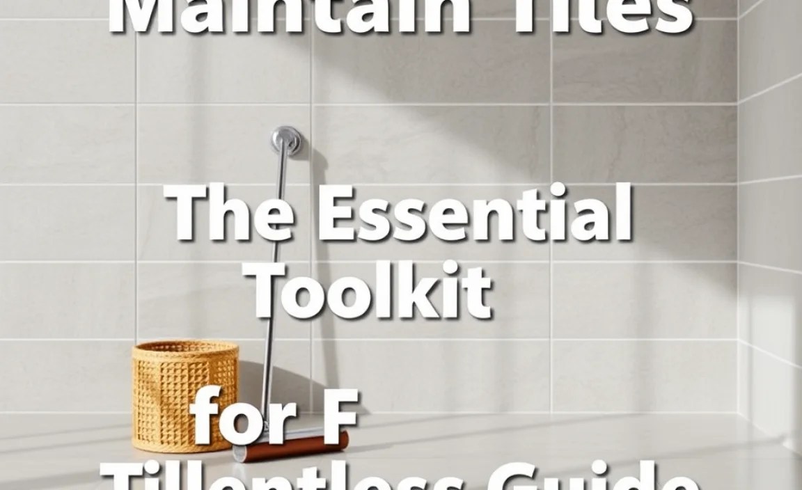 The Essential Toolkit for Fast Tile Cleaning