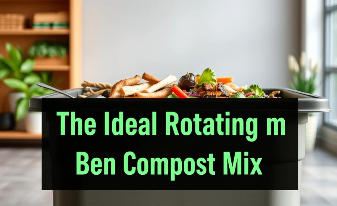 The Ideal Rotating Bin Compost Mix