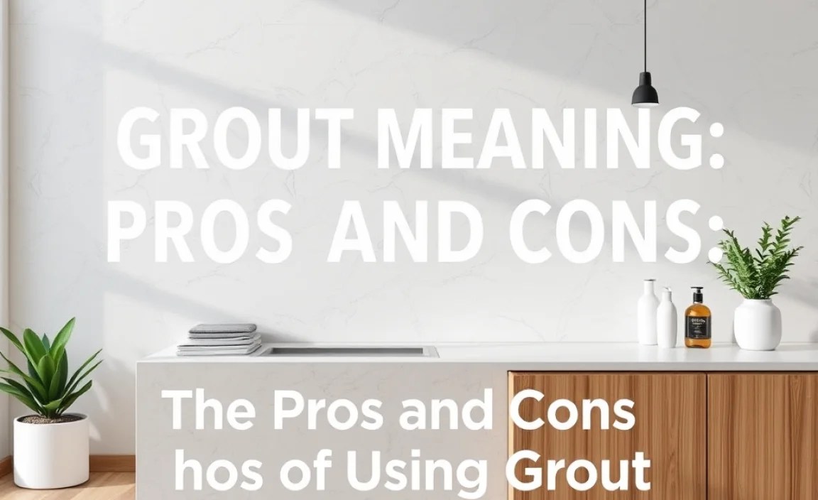 The Pros and Cons of Using Grout