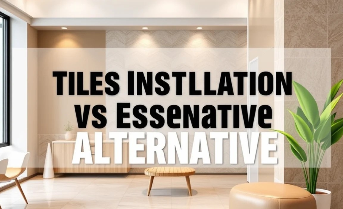 Tiles Installation Vs Essential Alternative