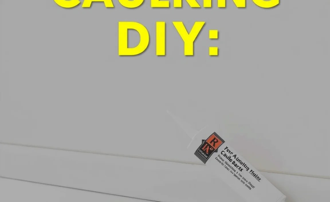 Tips for a Perfect Caulk Seal