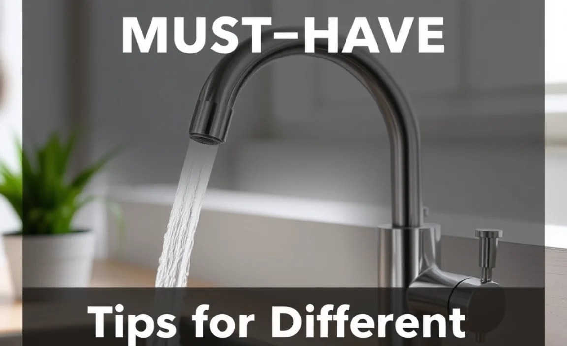Tips for Different Faucet Types
