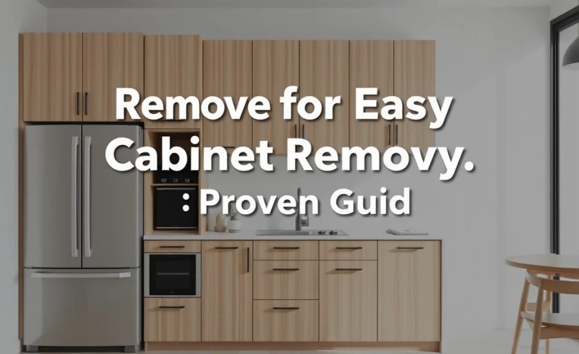 Tips for Easy Cabinet Removal