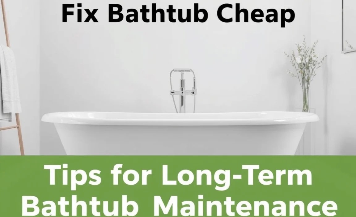 Tips for Long-Term Bathtub Maintenance