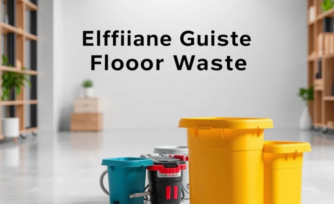 Tips for Maintaining Floor Waste