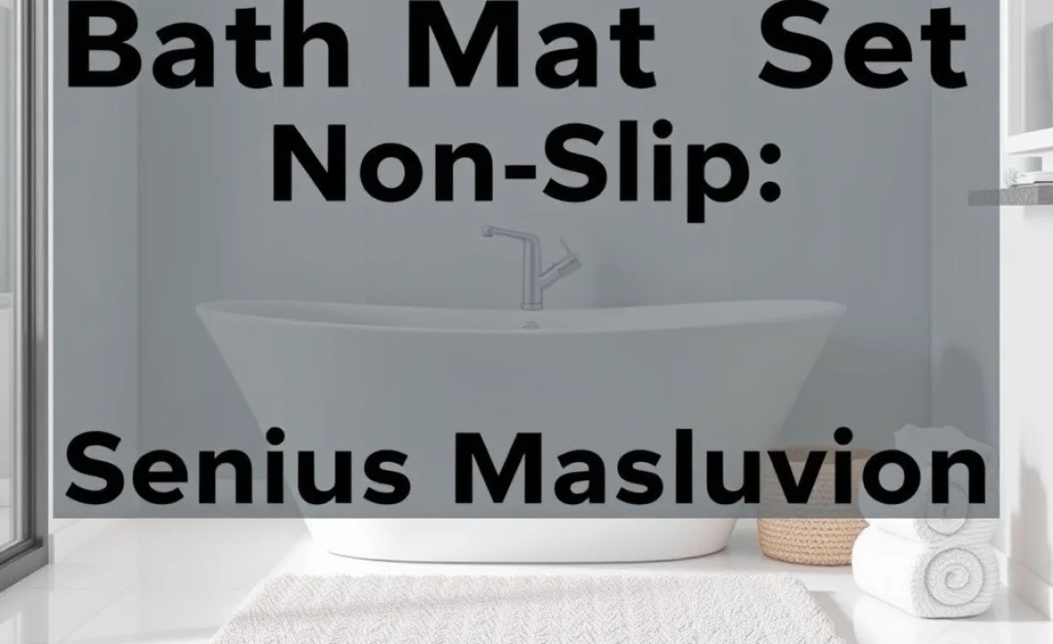 Tips for Maintaining Your Bath Mat Set