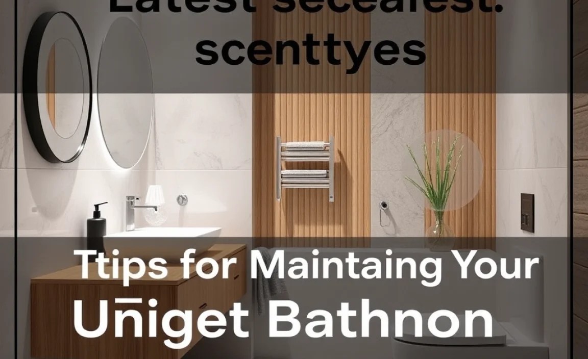 Tips for Maintaining Your Unique Bathroom Accessories