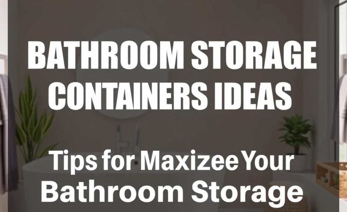 Tips for Maximizing Your Bathroom Storage