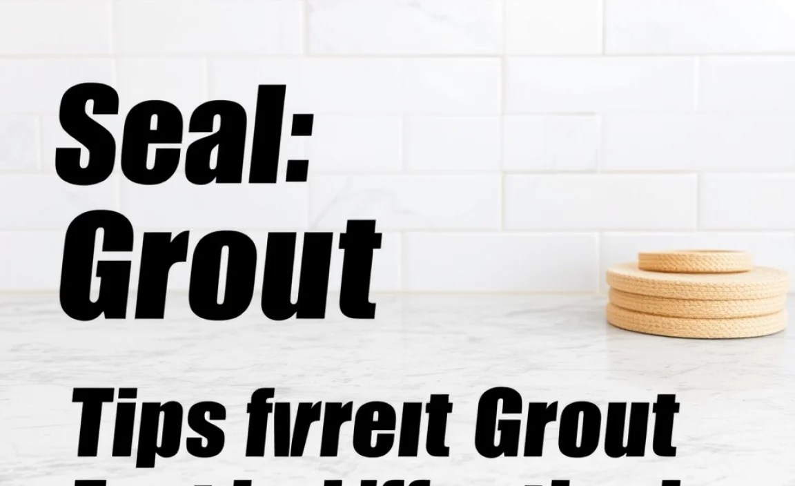 Tips for Sealing Grout Fast and Effectively