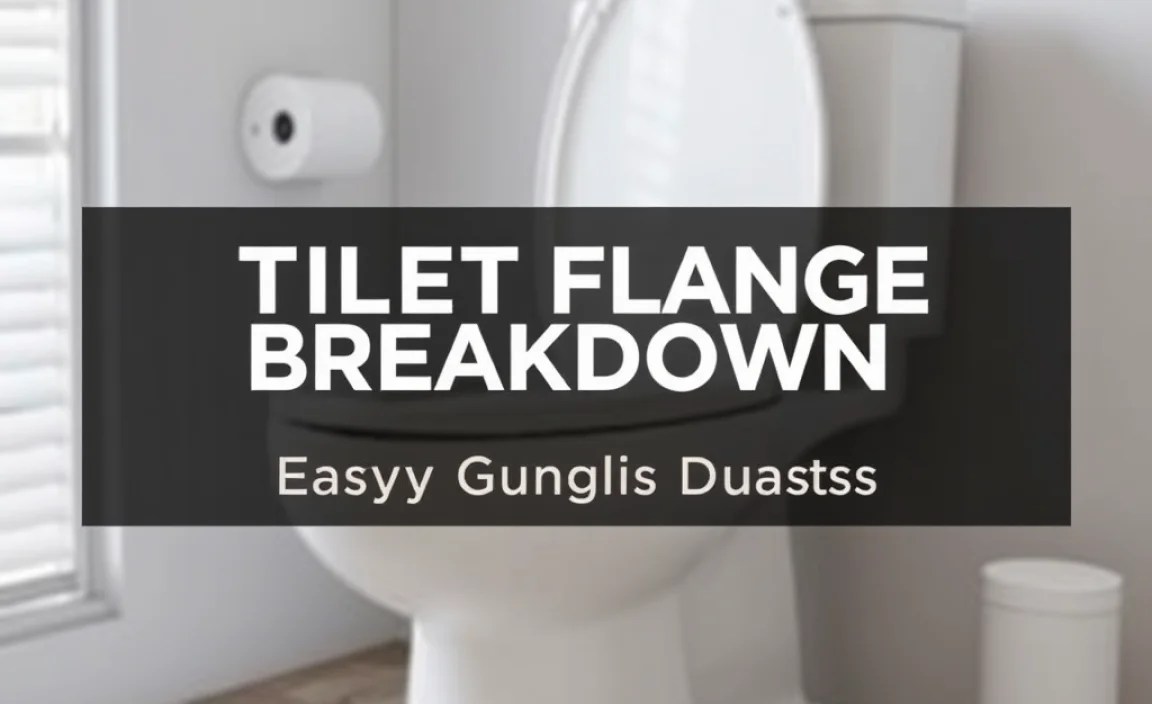 Toilet Flange Breakdown: Easy Guide for Beginners