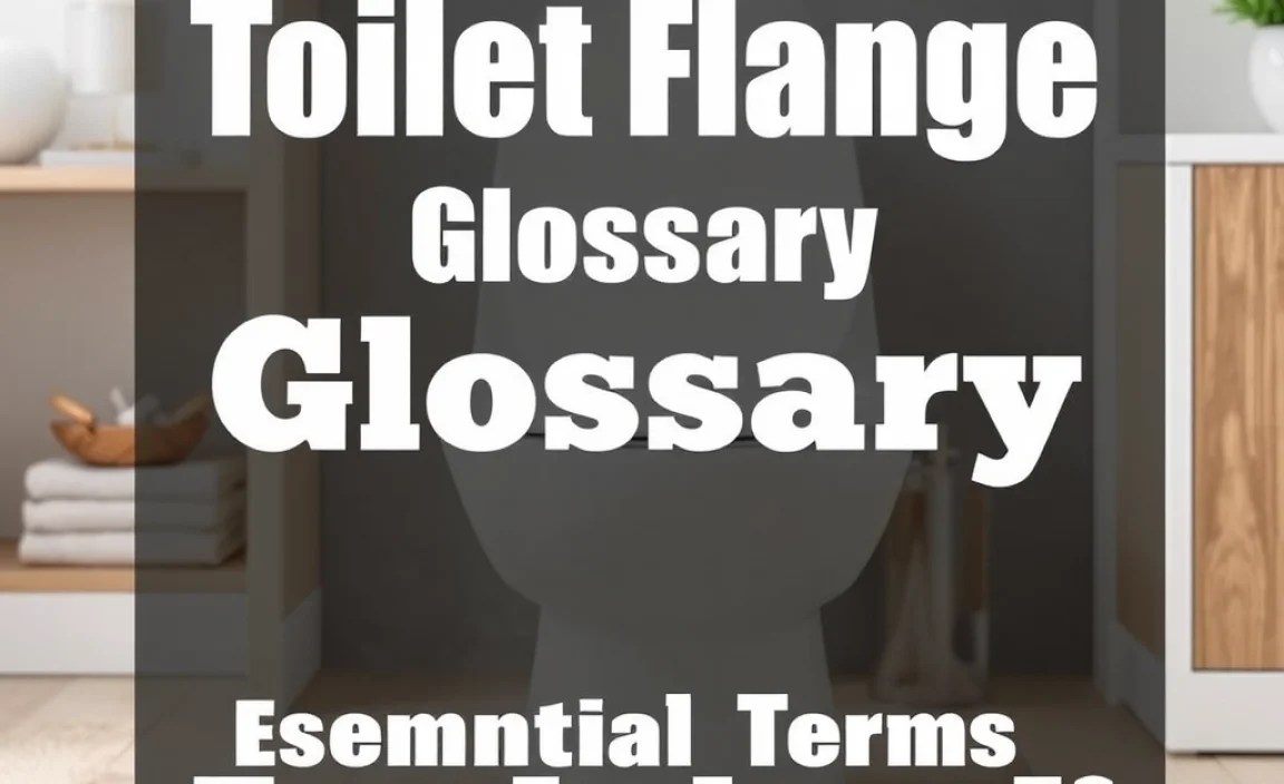 Toilet Flange Glossary: Essential Terms Explained!