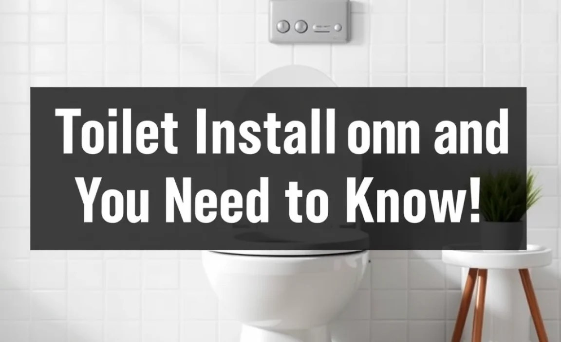 Toilet Installation and Setup