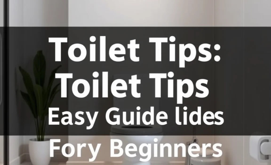 Toilet Tips: Easy Guide for Beginners