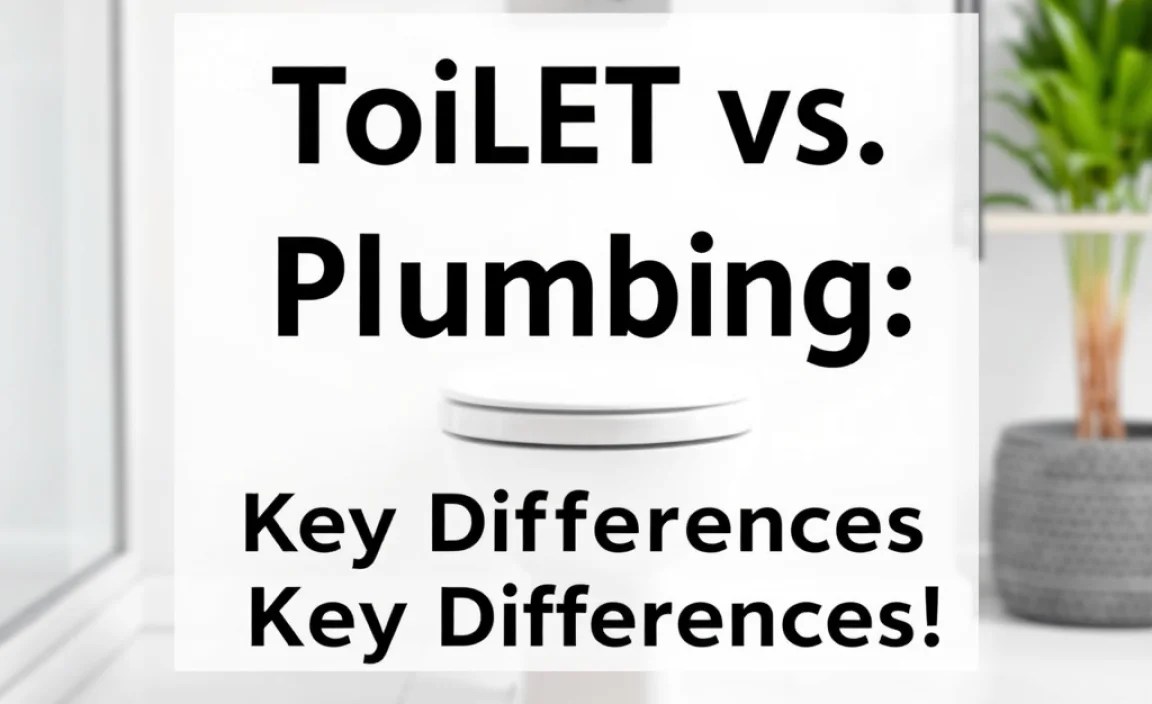 Toilet vs. Plumbing: Key Differences Explained!