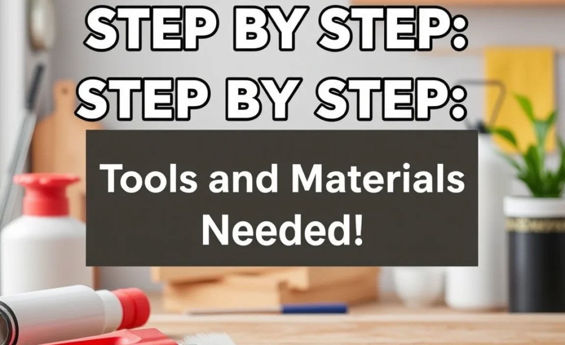Tools and Materials Needed