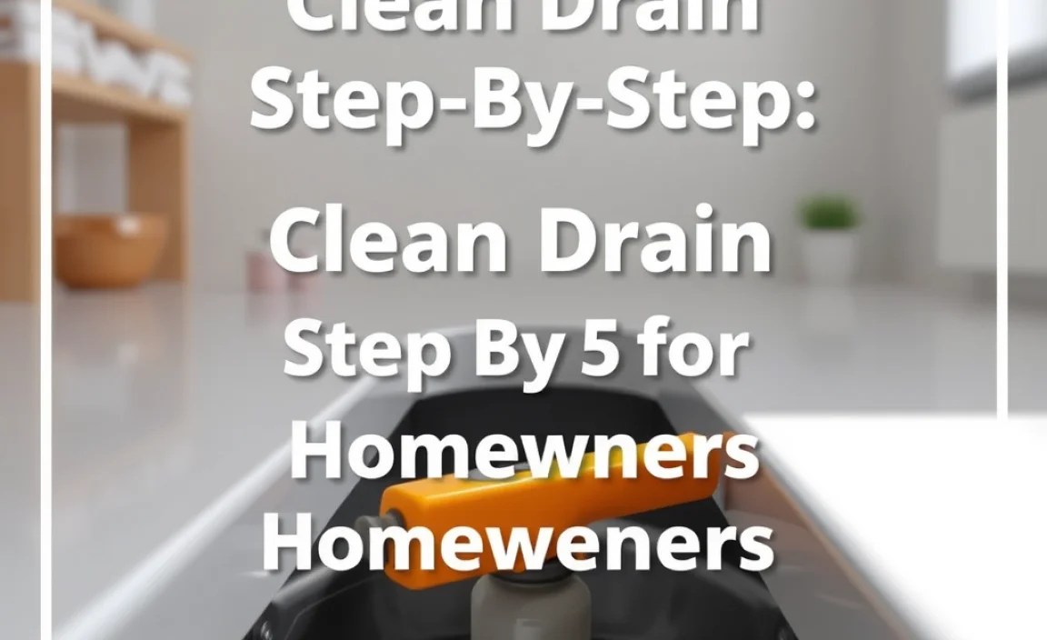 Tools and Materials Needed for Drain Cleaning