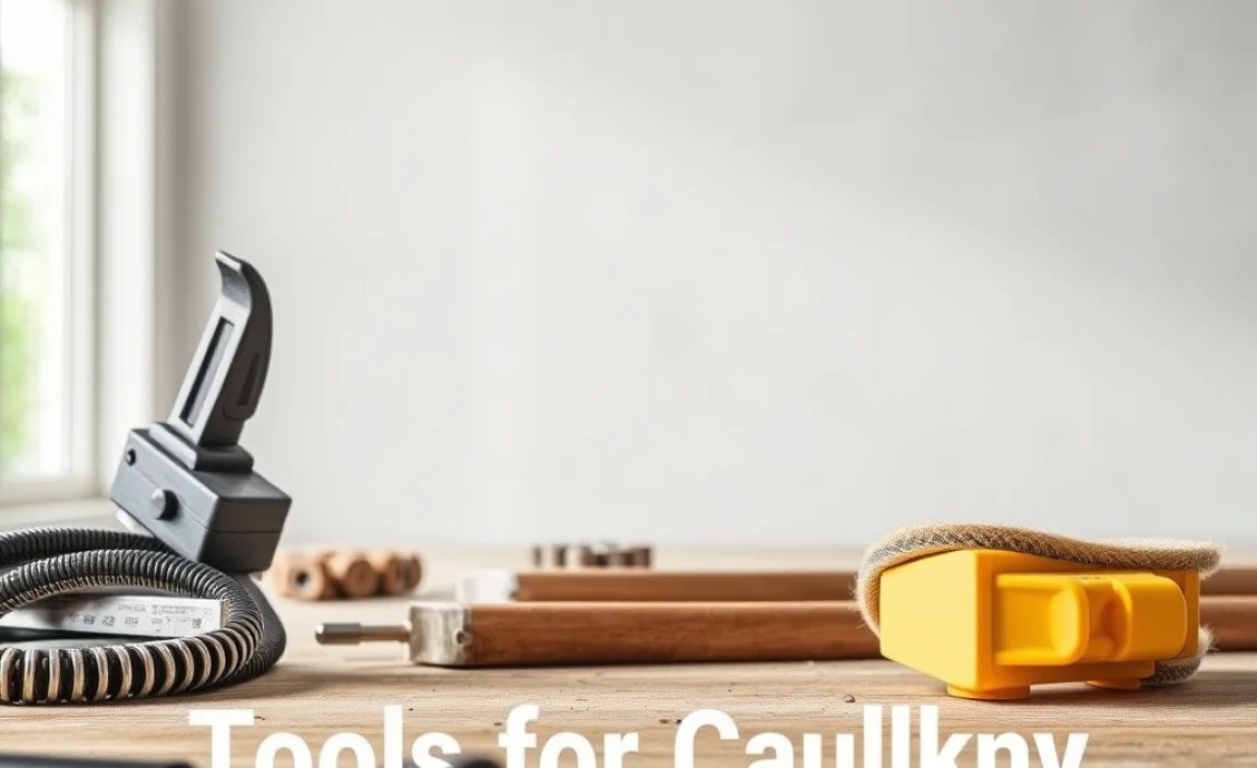 Tools for Caulking