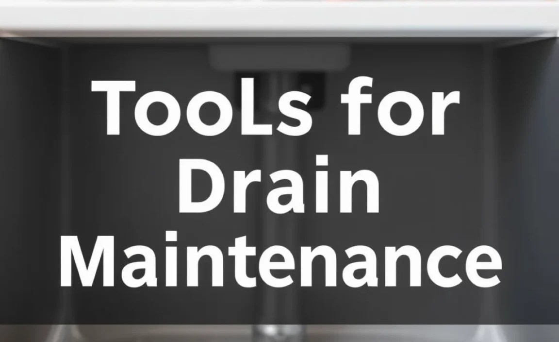 Tools for Drain Maintenance