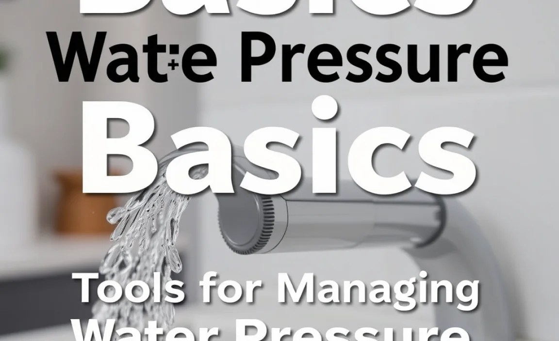 Tools for Managing Water Pressure