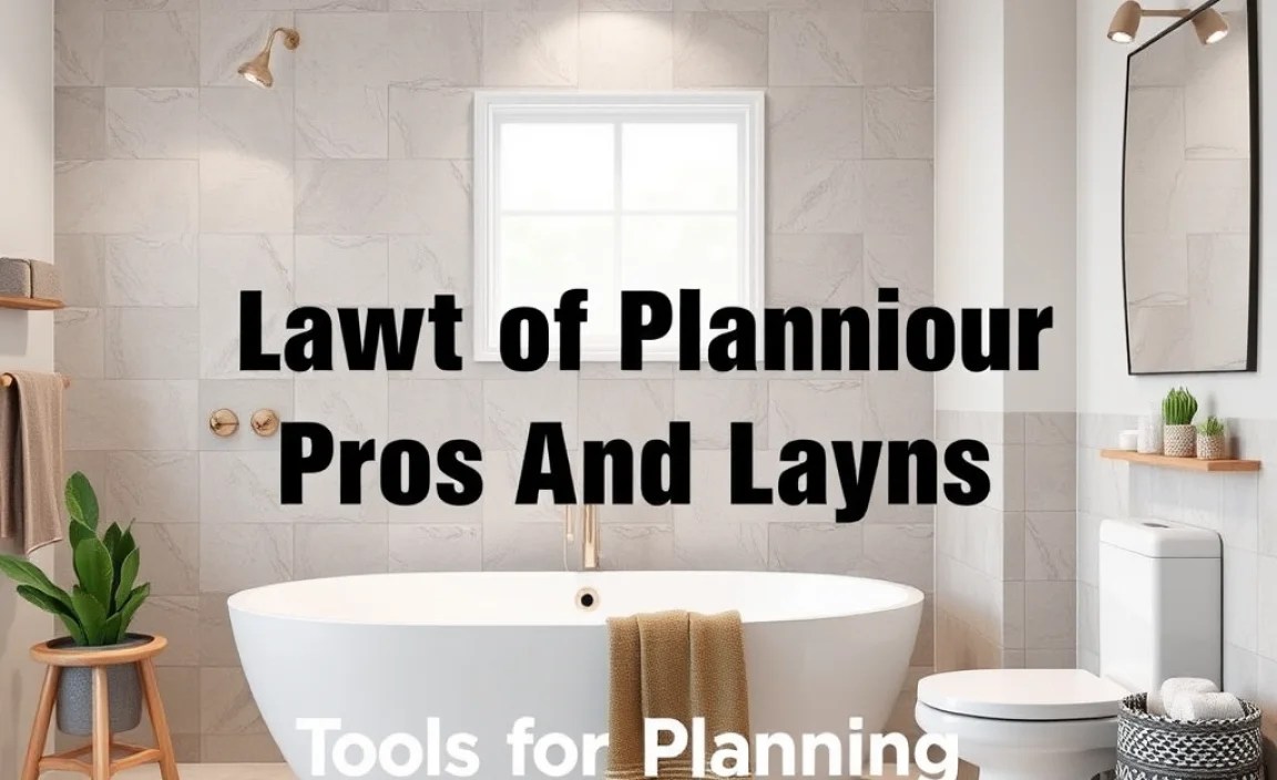 Tools for Planning Your Bathroom Layout