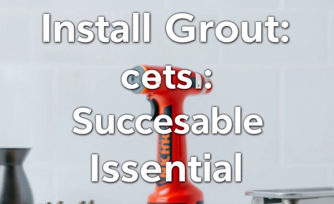 Tools Needed for a Successful Grout Installation