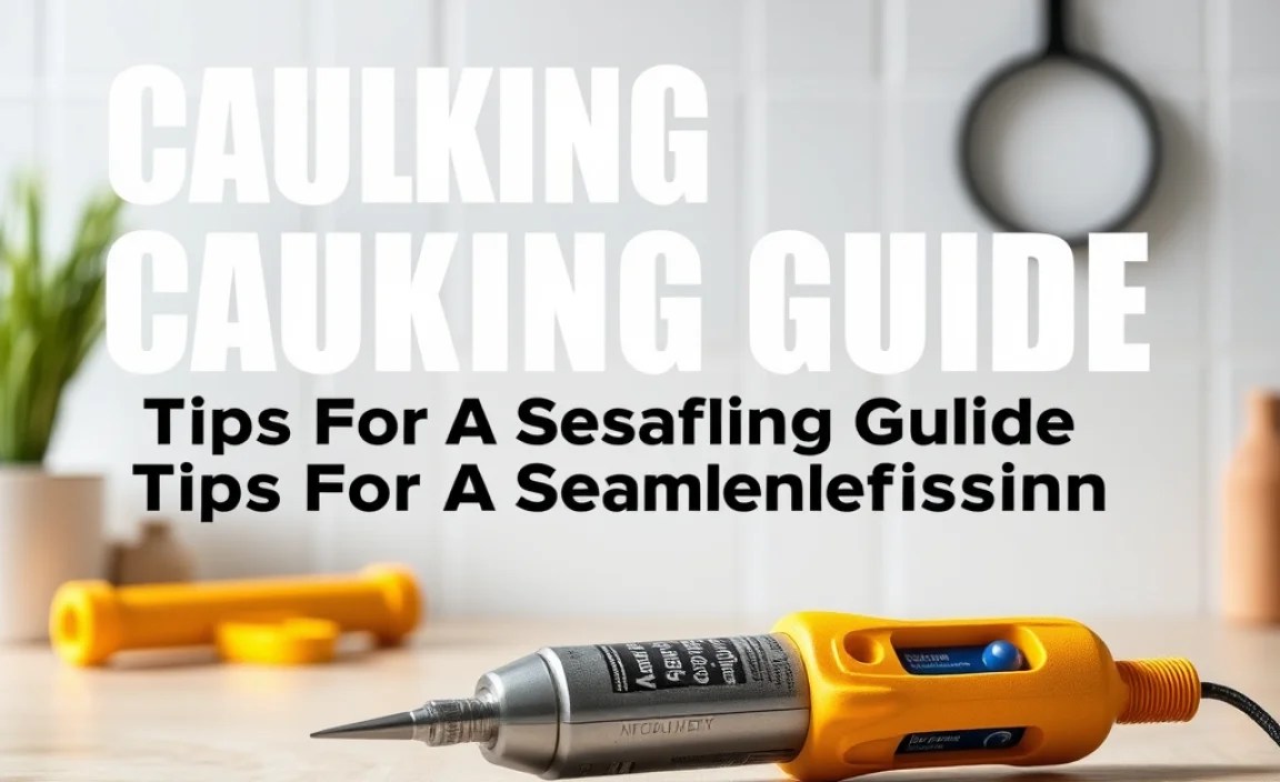 Tools Needed for Caulking