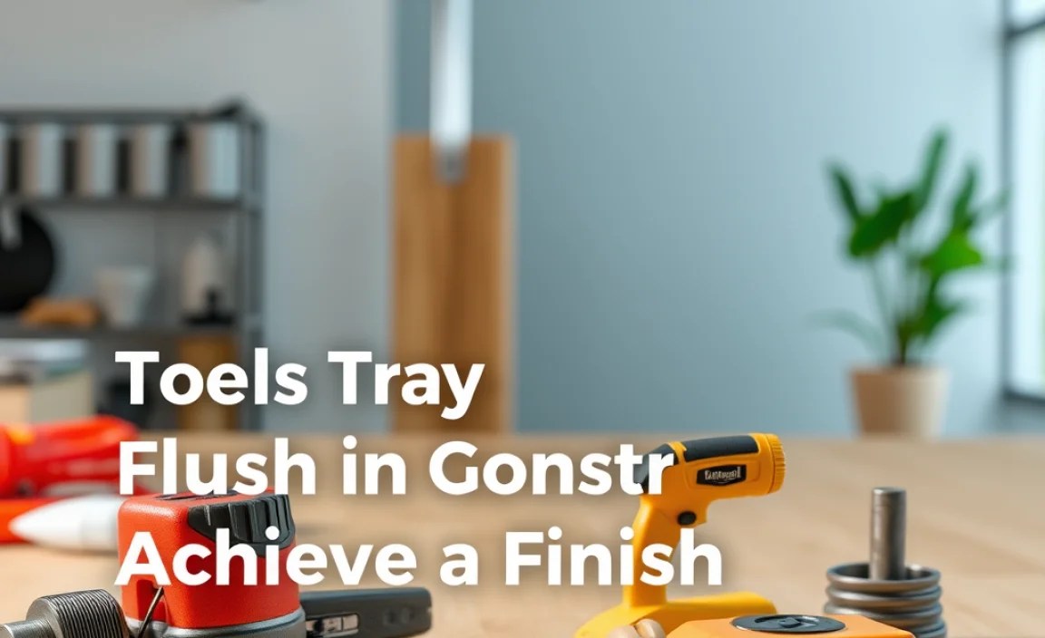 Tools That Help Achieve a Flush Finish