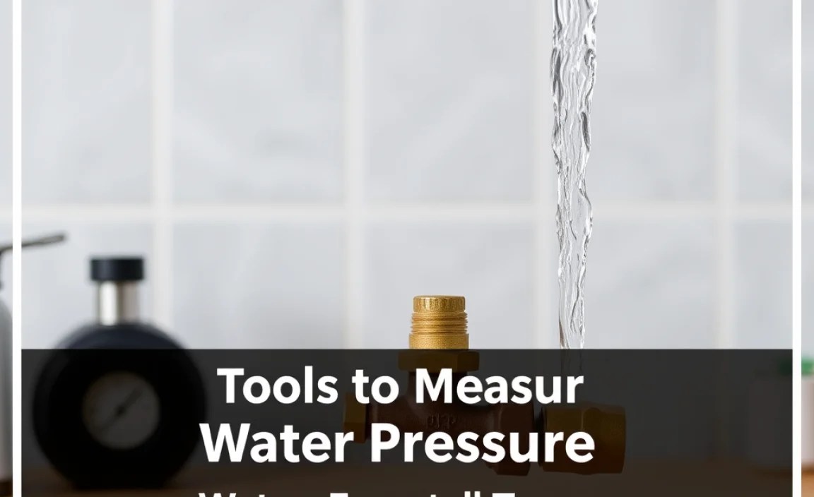 Tools to Measure Water Pressure
