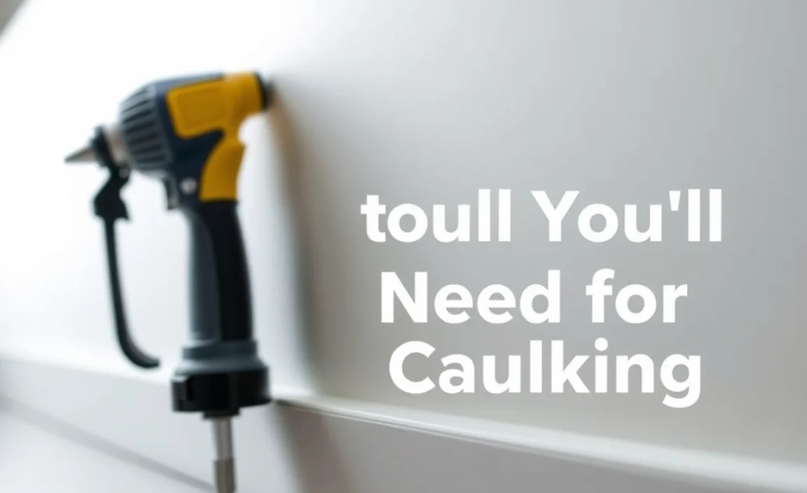 Tools You’ll Need for Caulking