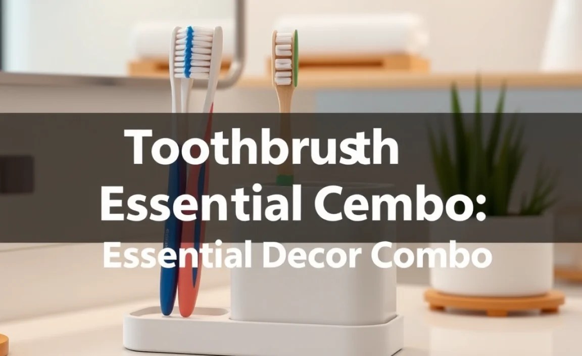 Toothbrush Holder Design: Essential Decor Combo